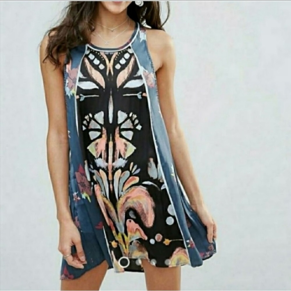 Free People Small Floral Sleeveless Dress